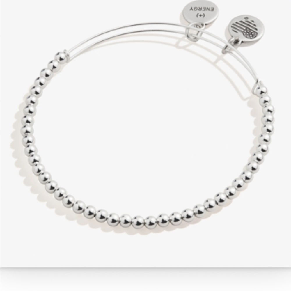 Alex and Ani Silver Beaded Bracelet